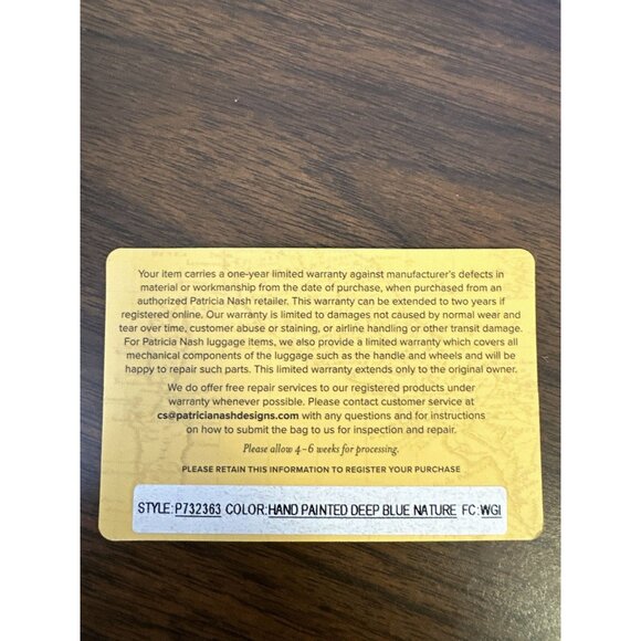 Patricia Nash Hand-painted Embossed Leather Shoulder Bag Size Small - Picture 12 of 13